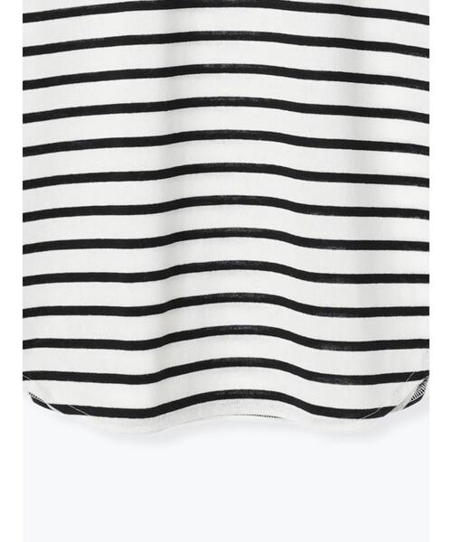 Lugnoncure（ルノンキュール）の「OE天竺ラウンドヘムカットソー（Tシャツ/カットソー・レディース・ホワイト/ブラック/オフホワイト・F）」の13枚目の写真