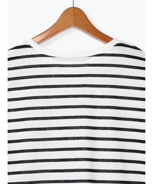 Lugnoncure（ルノンキュール）の「OE天竺ラウンドヘムカットソー（Tシャツ/カットソー・レディース・ホワイト/ブラック/オフホワイト・F）」の12枚目の写真