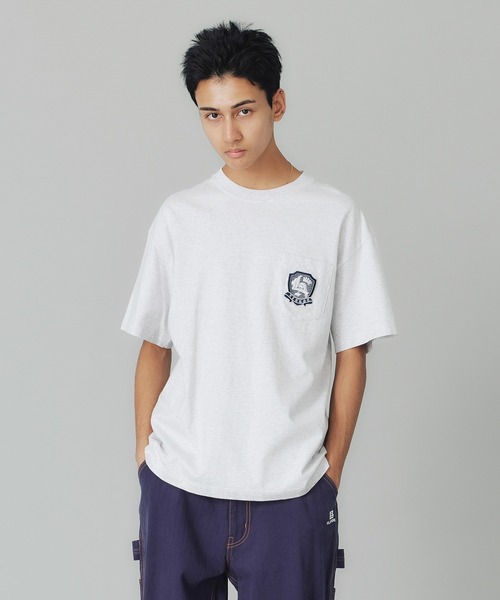 XLARGE（エクストララージ）の「EMBLEM S/S POCKET TEE（Tシャツ/カットソー・メンズ・ブラック/アッシュ/ホワイト・S/L/M/XL）」の13枚目の写真