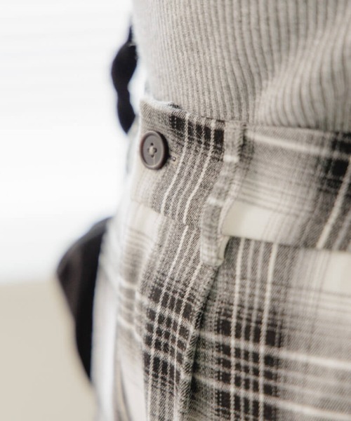 flower（フラワー）の「パウダリーチェックパンツ（その他パンツ・レディース・ブラック/ブラウン・FREE）」の13枚目の写真