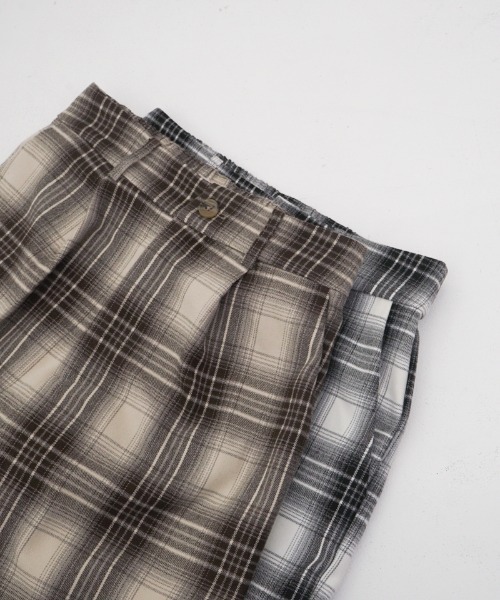 flower（フラワー）の「パウダリーチェックパンツ（その他パンツ・レディース・ブラック/ブラウン・FREE）」の19枚目の写真