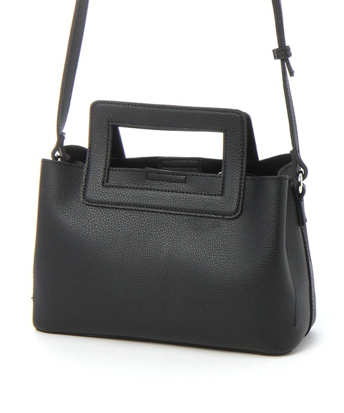 LAKOLE(ラコレ)の「2WAYスクエアミニショルダーBAG / 991652(ショルダーバッグ・レディース・ホワイト/ブラック/シルバー/イエロー・FREE)」の5枚目の写真