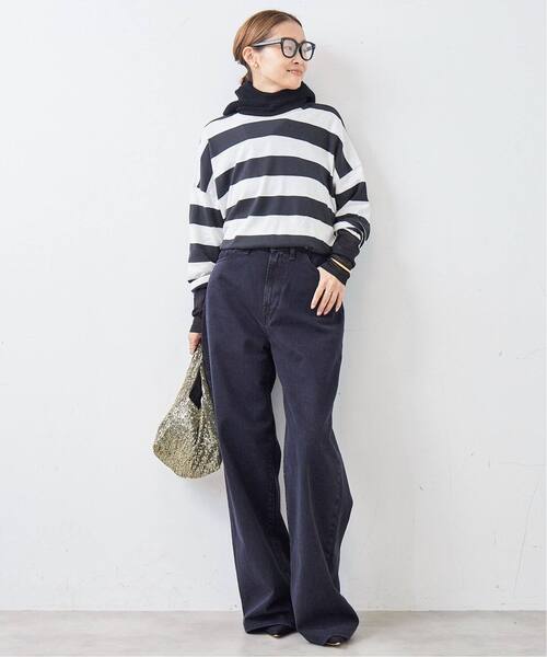 Deuxieme Classe（ドゥーズィエムクラス）の「*JUSPER RIB フーディ（ネックウォーマー/スヌード・レディース・ブラック/カーキ・FREE）」の18枚目の写真