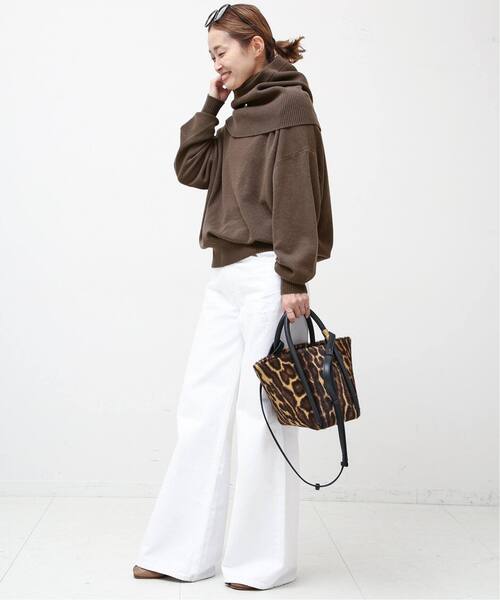 Deuxieme Classe（ドゥーズィエムクラス）の「*JUSPER RIB フーディ（ネックウォーマー/スヌード・レディース・ブラック/カーキ・FREE）」の4枚目の写真