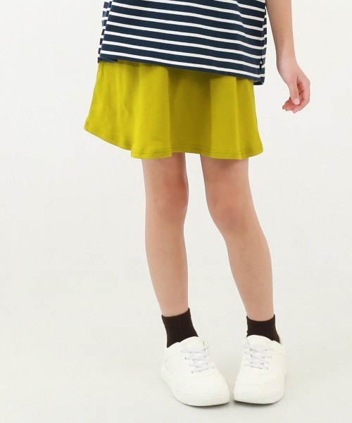 devirock(デビロック)の「【両側ポケット付き】1分丈 無地スカッツ(スカート・キッズ・グレー系1/ピンク系7/ブラック/ブルーグレー/ブルー系6/パープル系3/スモークピンク/グリーン系その他2/ピンク系6/チャコール/オレンジ系2/イエロー系1・80cm/90cm/100cm/110cm/120cm/130cm/140cm/150cm/160cm)」の8枚目の写真