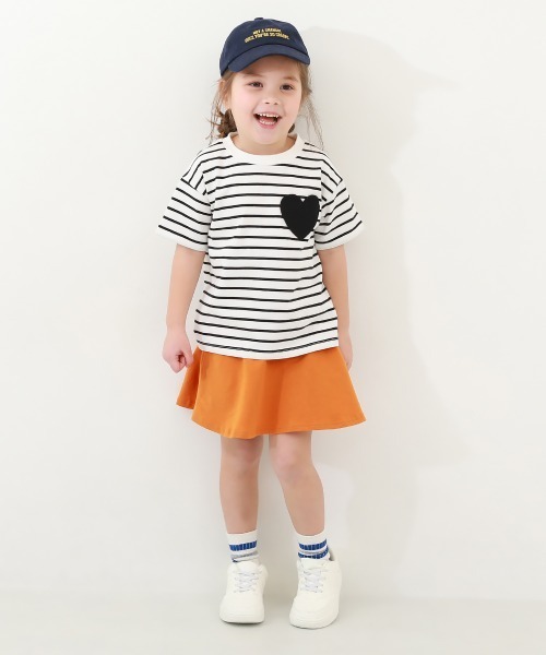 devirock(デビロック)の「【両側ポケット付き】1分丈 無地スカッツ(スカート・キッズ・グレー系1/ピンク系7/ブラック/ブルーグレー/ブルー系6/パープル系3/スモークピンク/グリーン系その他2/ピンク系6/チャコール/オレンジ系2/イエロー系1・80cm/90cm/100cm/110cm/120cm/130cm/140cm/150cm/160cm)」の19枚目の写真