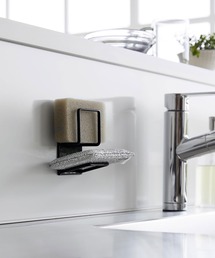 iellio（イエリオ）の「tower(タワー) マグネットスポンジホルダーダブル（キッチンツール）」