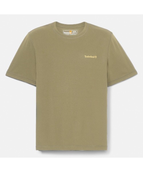 Timberland(ティンバーランド)の「メンズ 半袖 マルチ パーパス Tシャツ(Tシャツ/カットソー・メンズ・グリーン/オフホワイト・LARGE/MEDIUM/SMALL/X-LARGE/X-SMALL/XXX-LARGE/XX-LARGE)」の4枚目の写真