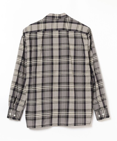 BEAMS PLUS(ビームスプラス)の「BEAMS PLUS / マドラス オープンカラー シャツ(シャツ/ブラウス・メンズ・マスタード/チャコールグレー・MEDIUM/SMALL/X-LARGE/LARGE)」の18枚目の写真