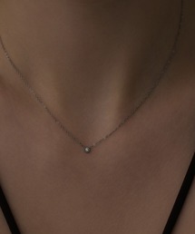 CENE | 【CENE】セネ/ジルコニアスライドチェーンネックレス(ネックレス)