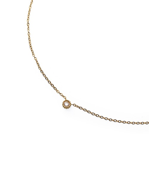 CENE（セネ）の「【CENE】セネ/ジルコニアスライドチェーンネックレス（ネックレス・レディース・シルバー/ゴールド・FREE）」の14枚目の写真