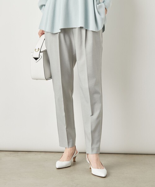 NOLLEY’S Sophi(ノーリーズソフィ)の「《セットアップ対応》ウォッシャブルライトテーパードパンツ(その他パンツ・レディース・サックスブルー/ライトグレー/ネイビー/オフホワイト・34/36/38)」の10枚目の写真