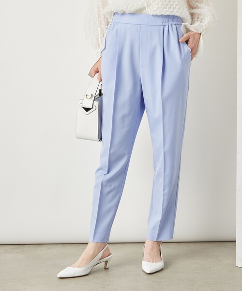 NOLLEY’S Sophi(ノーリーズソフィ)の「《セットアップ対応》ウォッシャブルライトテーパードパンツ(その他パンツ・レディース・サックスブルー/ライトグレー/ネイビー/オフホワイト・34/36/38)」の22枚目の写真