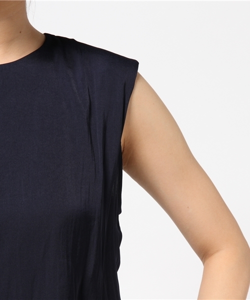 robbem（ロベム）の「【robbem】DEUXサテントップス（シャツ/ブラウス・レディース・マスタード/ネイビー・FREE）」の8枚目の写真