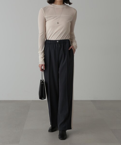 FREE'S MART(フリーズマート)の「◆レイヤードシアーカットソー(Tシャツ/カットソー・レディース・ホワイト/ブラック・FREE)」の13枚目の写真