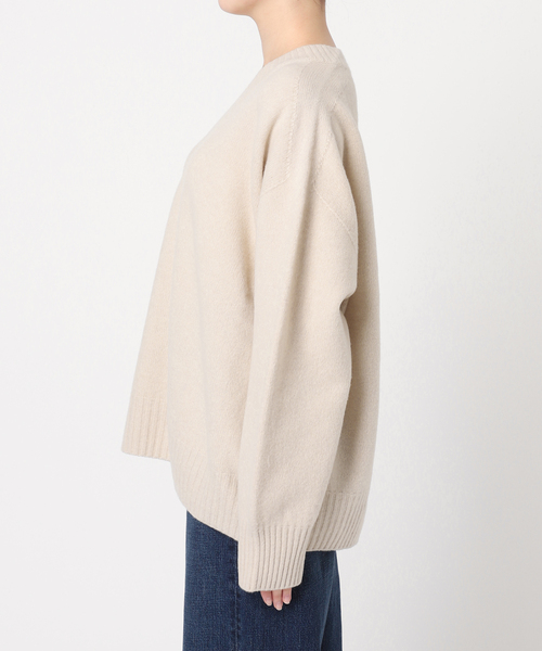 plage（プラージュ）の「《追加》ファインウールVネックプルオーバー