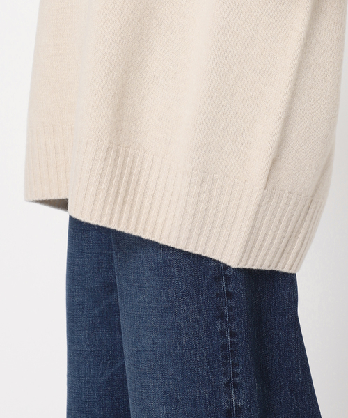 新品、plageウール Vネック セーター PlageファインウールVネックプルオーバー/ニット/新品未使用タグ付き