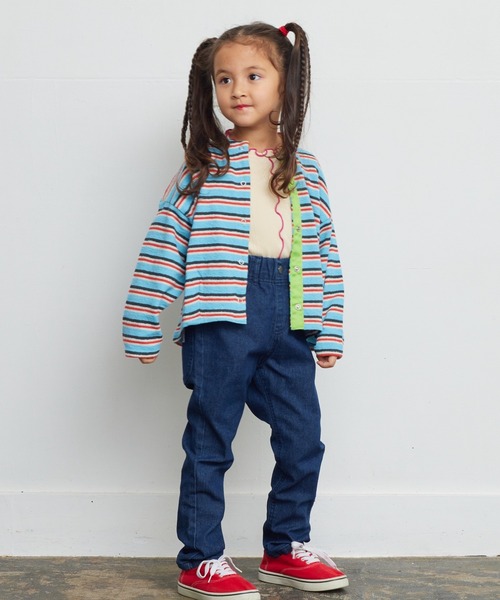 HOGAN RANCH WEAR（ホーガンランチウエア）の「メローリブカットソー（90～150cm）（Tシャツ/カットソー・キッズ・ブラック/ブルー/オフホワイト・90/100/110/120/130/140/150）」の16枚目の写真