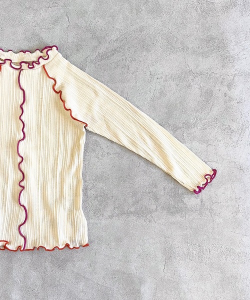 HOGAN RANCH WEAR（ホーガンランチウエア）の「メローリブカットソー（90～150cm）（Tシャツ/カットソー・キッズ・ブラック/ブルー/オフホワイト・90/100/110/120/130/140/150）」の13枚目の写真