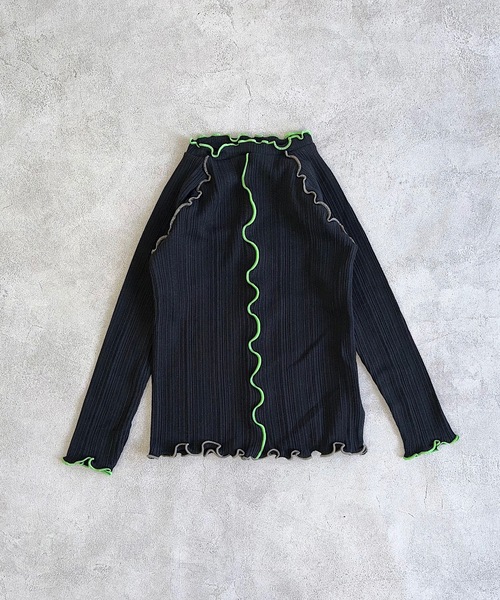 HOGAN RANCH WEAR（ホーガンランチウエア）の「メローリブカットソー（90～150cm）（Tシャツ/カットソー・キッズ・ブラック/ブルー/オフホワイト・90/100/110/120/130/140/150）」の5枚目の写真