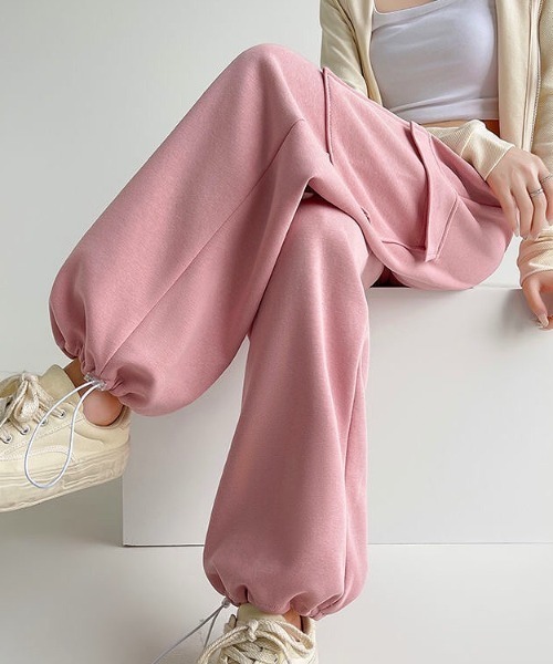 SHEENA(シーナ)の「スウェットカーゴパンツ(スラックス・レディース・ピンク/ライトグレー/ブラック/グレー・M)」の16枚目の写真