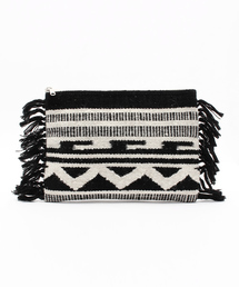 Lilas Campbell | Lilas Campbell / ウール ジオメトリー クラッチバッグ(クラッチバッグ)