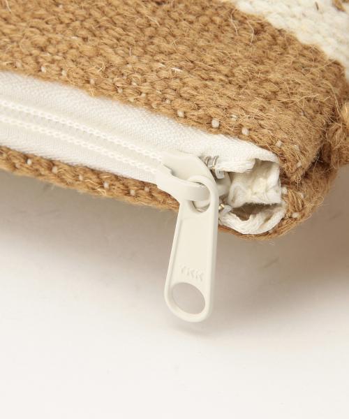 Lilas Campbell（リラキャンベル）の「Lilas Campbell / ウール ジオメトリー クラッチバッグ（クラッチバッグ・レディース・ブラック/ベージュ・ONE SIZE）」の13枚目の写真