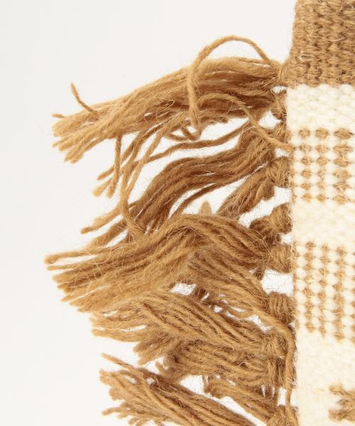 Lilas Campbell（リラキャンベル）の「Lilas Campbell / ウール ジオメトリー クラッチバッグ（クラッチバッグ・レディース・ブラック/ベージュ・ONE SIZE）」の14枚目の写真