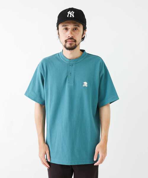 URBAN RESEARCH Sonny Label（アーバンリサーチサニーレーベル）の「『吸水速乾』FEELCOOLカノコワンポイント刺繍プルオーバー（Tシャツ/カットソー・メンズ・オフホワイト/ブルー/ブラック・MEDIUM/LARGE）」の20枚目の写真