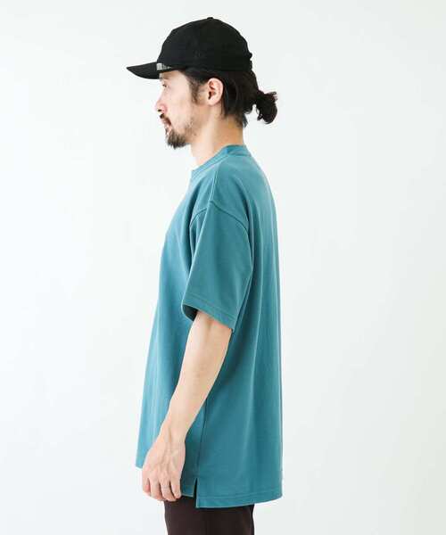 URBAN RESEARCH Sonny Label（アーバンリサーチサニーレーベル）の「『吸水速乾』FEELCOOLカノコワンポイント刺繍プルオーバー（Tシャツ/カットソー・メンズ・オフホワイト/ブルー/ブラック・MEDIUM/LARGE）」の21枚目の写真