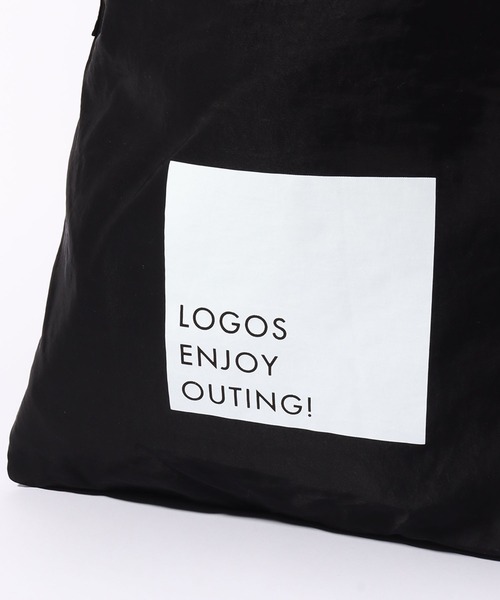 LOGOS(ロゴス)の「【LOGOS/ロゴス】ワンポイントロゴ ニュースペーパーバッグ(メッセンジャーバッグ・メンズ・グレー/ブラック・FREE)」の11枚目の写真