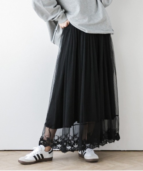 La-gemme(ラジェム)の「ペチコートワンピース(ワンピース・レディース・ブラック/ホワイト・フリー)」の17枚目の写真