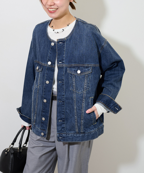 レリューム　ロングデニムジャケット JOURNAL STANDARD relume｜ジャーナルスタンダード レリュームの