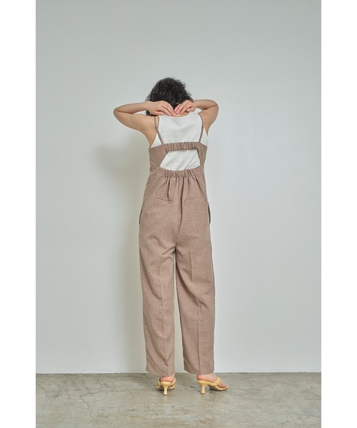 Abor（アボア）の「【Abor】Circular Rib American Sleeve Tops/フライスアメリカンスリーブリトップス（タンクトップ・レディース・ブラック/オフホワイト・FREE）」の17枚目の写真