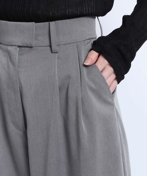 eL（エル）の「【eL】Volume Cargo Pants/104517（カーゴパンツ・レディース・グレー/ネイビー・FREE）」の3枚目の写真