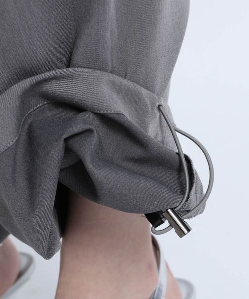 eL（エル）の「【eL】Volume Cargo Pants/104517（カーゴパンツ・レディース・グレー/ネイビー・FREE）」の10枚目の写真