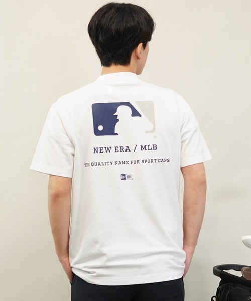 NEW ERA(ニューエラ)の「NEW ERA GOLF/ニューエラゴルフ 半袖Tシャツ ミッドネック 14109057/14109058/14109059(Tシャツ/カットソー・メンズ・ホワイト/ブラック/ネイビー・L/M/XL)」の9枚目の写真