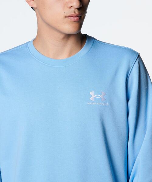 UNDER ARMOUR(アンダーアーマー)の「UAエッセンシャルテリー クルー(トレーニング/メンズ)(スウェット・メンズ・ブルー系・S/M/L/XL/XXL)」の8枚目の写真