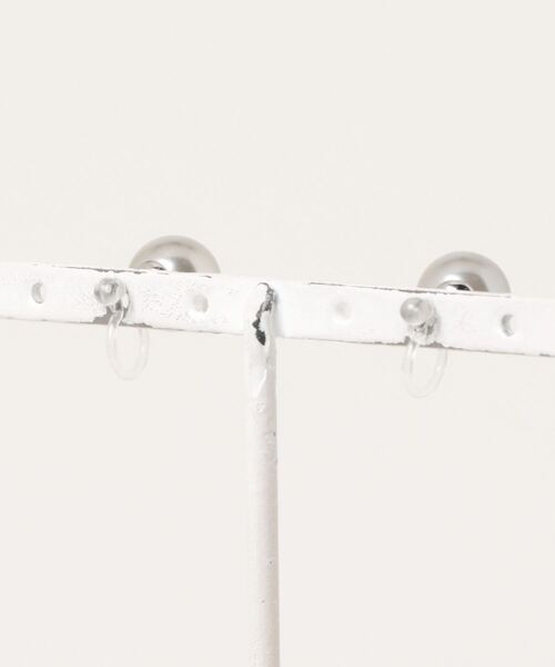 ROPE' PICNIC（ロペピクニック）の「ビッグパールノンホールピアス（イヤリング・レディース・キナリ/ライトグレー・FREE）」の3枚目の写真