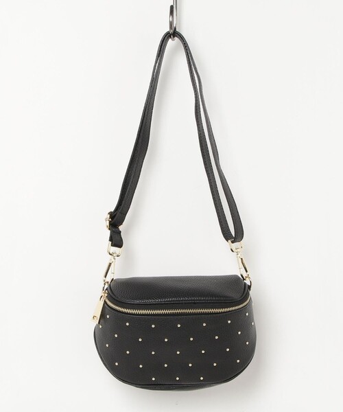 AULENTTI（オウレンティ）の「【AULENTTI/オーレンティ】スタッズボディポシェット（ショルダーバッグ・レディース・ベージュ/ブラック・FREE）」の9枚目の写真