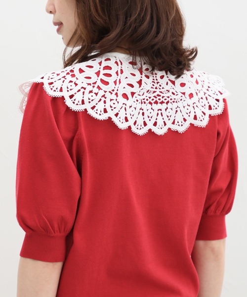 Honeys(ハニーズ)の「付け衿/レース(付け襟・レディース・ホワイト/ブラック・FREE/F)」の6枚目の写真