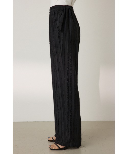 crie conforto(クリーコンフォルト)の「カットジャガードワイドパンツ(その他パンツ・レディース・ブラック/グレー・MEDIUM/SMALL)」の9枚目の写真