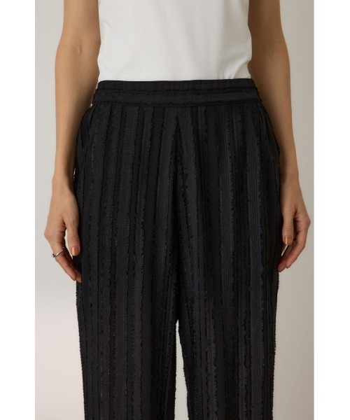 crie conforto(クリーコンフォルト)の「カットジャガードワイドパンツ(その他パンツ・レディース・ブラック/グレー・MEDIUM/SMALL)」の11枚目の写真