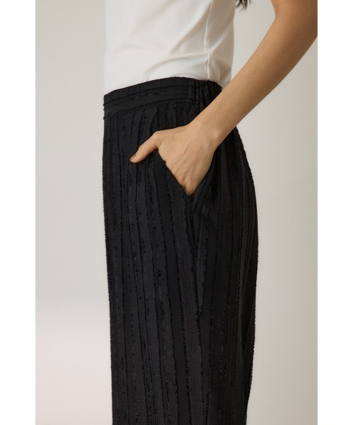 crie conforto(クリーコンフォルト)の「カットジャガードワイドパンツ(その他パンツ・レディース・ブラック/グレー・MEDIUM/SMALL)」の13枚目の写真