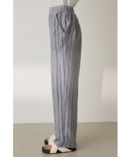 crie conforto(クリーコンフォルト)の「カットジャガードワイドパンツ(その他パンツ・レディース・ブラック/グレー・MEDIUM/SMALL)」の21枚目の写真