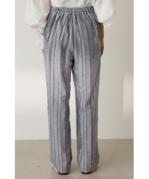 crie conforto(クリーコンフォルト)の「カットジャガードワイドパンツ(その他パンツ・レディース・ブラック/グレー・MEDIUM/SMALL)」の22枚目の写真