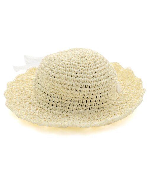 apres les cours（アプレレクール）の「リボンベビーペーパーハット（その他ベビー用品・キッズ・アイボリー/ベージュ・46/48）」の9枚目の写真