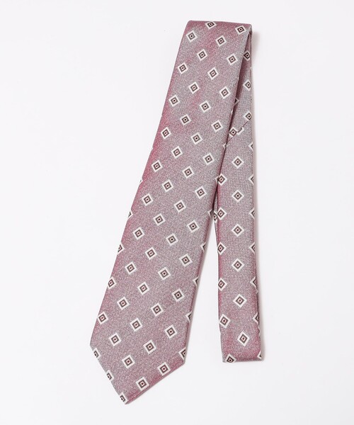 【セール】SHIPS: シルク バスケット パステル 小紋 ネクタイ（ネクタイ）｜SHIPS（シップス）