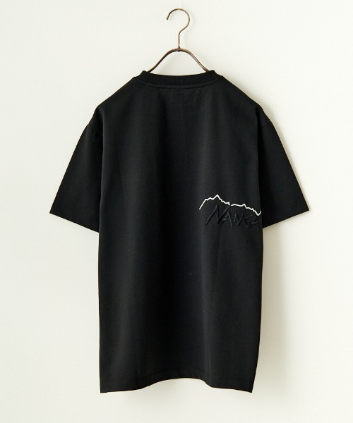 tシャツ 「NANGA/ナンガ」 別注 ブランドロゴ刺繍 ショートスリーブTシャツ レディース メンズ NANGA tシャツ 「NANGA/ナンガ」 別注 ブランドロゴ刺繍