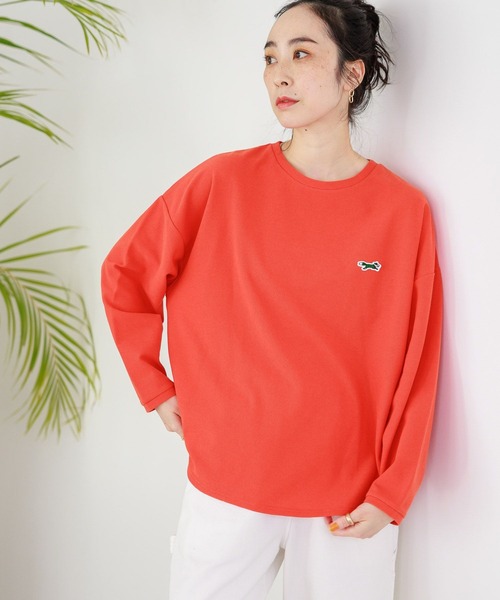 studio CLIP(スタディオクリップ)の「【UV/吸水速乾/マシンウォッシャブル】PENNEYS Tシャツ(Tシャツ/カットソー・レディース・ネイビー/グリーン/レッド・FREE)」の5枚目の写真